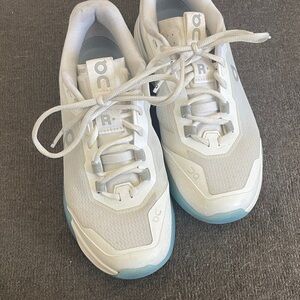 On Running The Roger ADV Pro White and Gray Sneakers